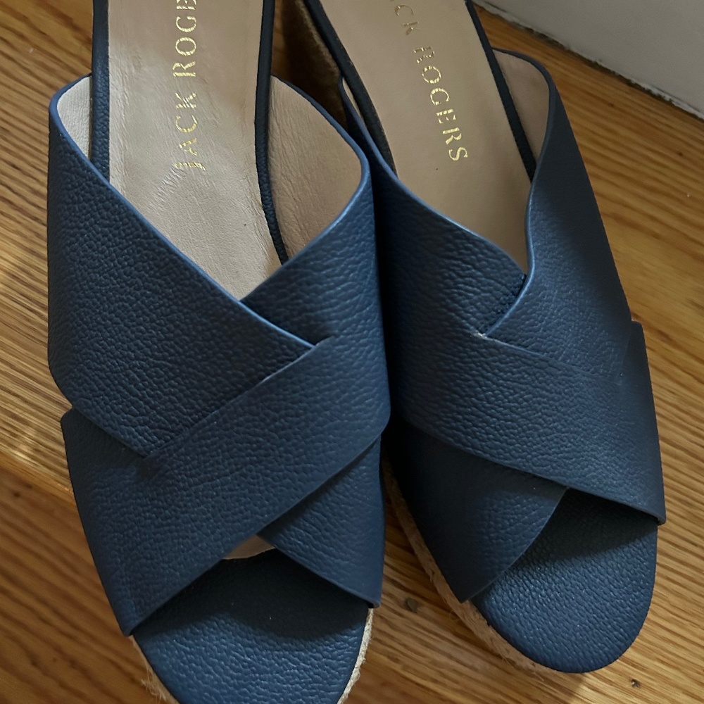 Jack Rogers Blue Sandal Size 10